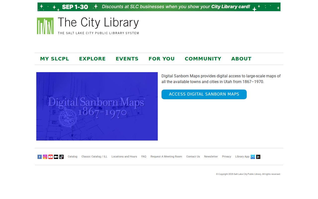 Holladay city directory research paired with digitized Sanborn maps